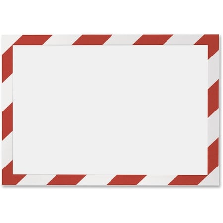 Sweetsuite Twin-Color Border Self-Adhesive Security Frame Red & White SW519349